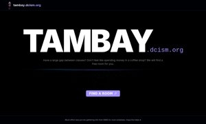 Tambay.dcism - A free classroom tracker for DCISM